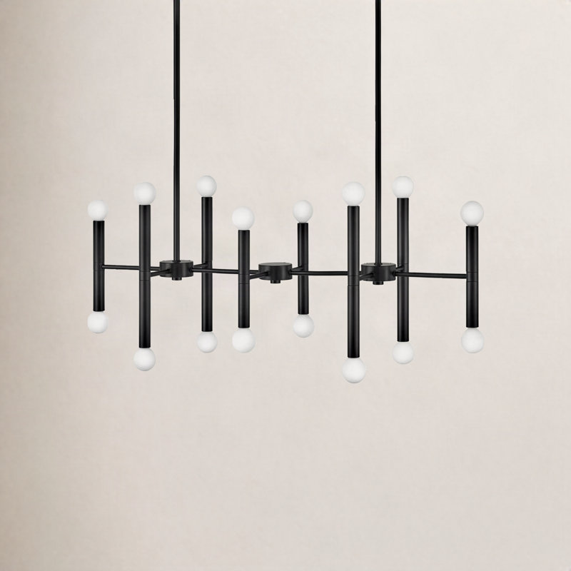 Jamir 16-Light Chandelier, Black