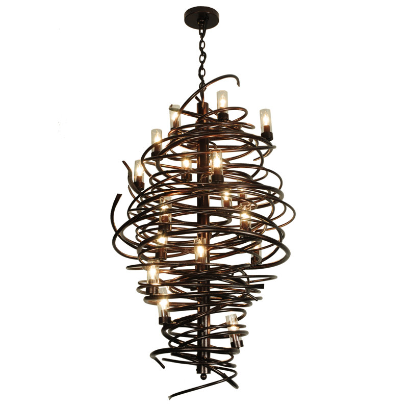 Centric 18 - Light Dimmable Geometric Chandelier