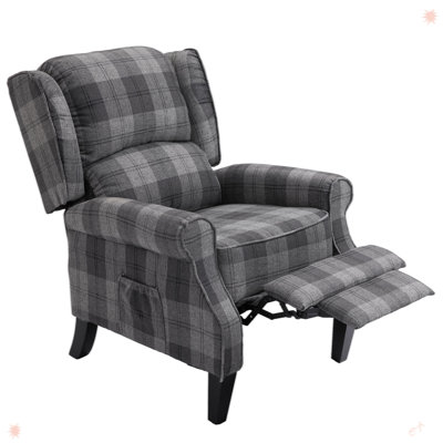 Fauteuil rembourré de fauteuil / fauteuil inclinable confortable pour le salon