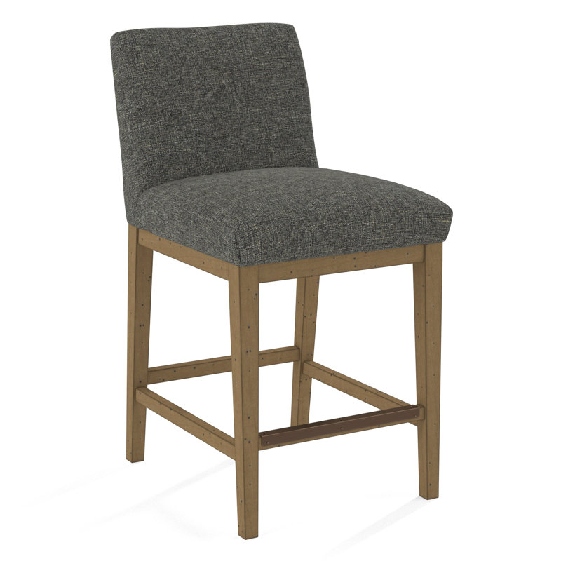 Upholstered Stool, 61536-78, Pecan