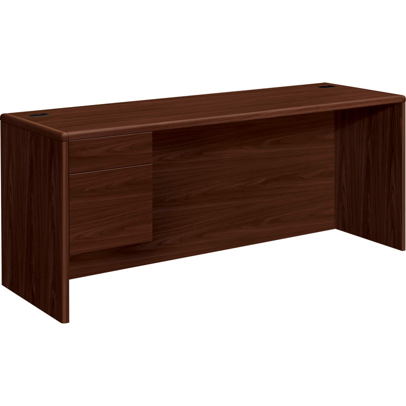 Bureau de direction 10700 series, Acajou, Droite