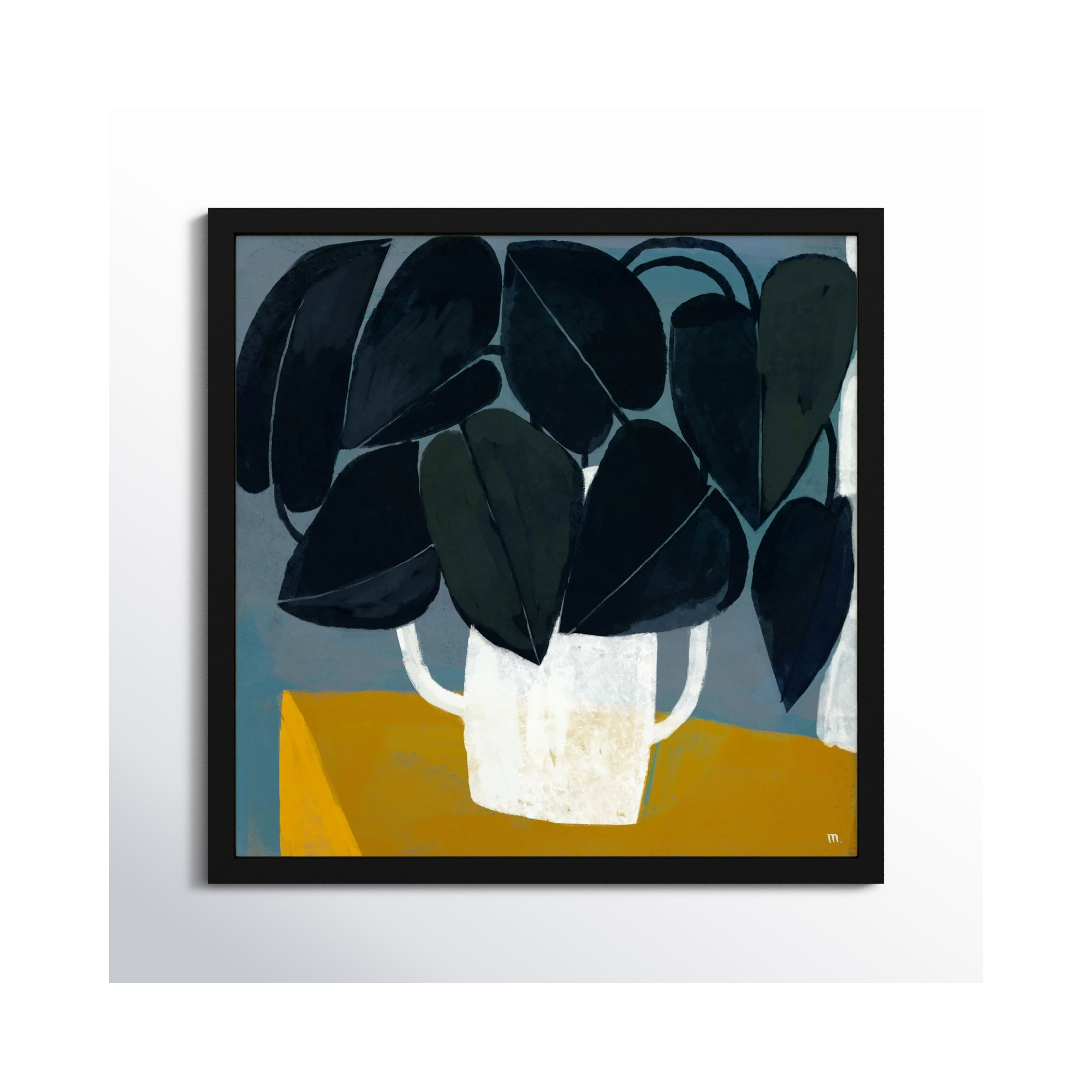 Summer Interior 1 by StudioM, Black, 36" H x 36" W x 1.25" D