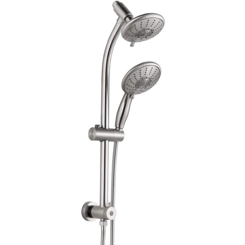 Pomme de douche en pluie double