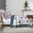 MarCielo 3 Pcs Christmas Quilt Bedspread Set Candy Blue BY206-102880019