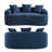 65" Chenille Curved Sofa-79720079