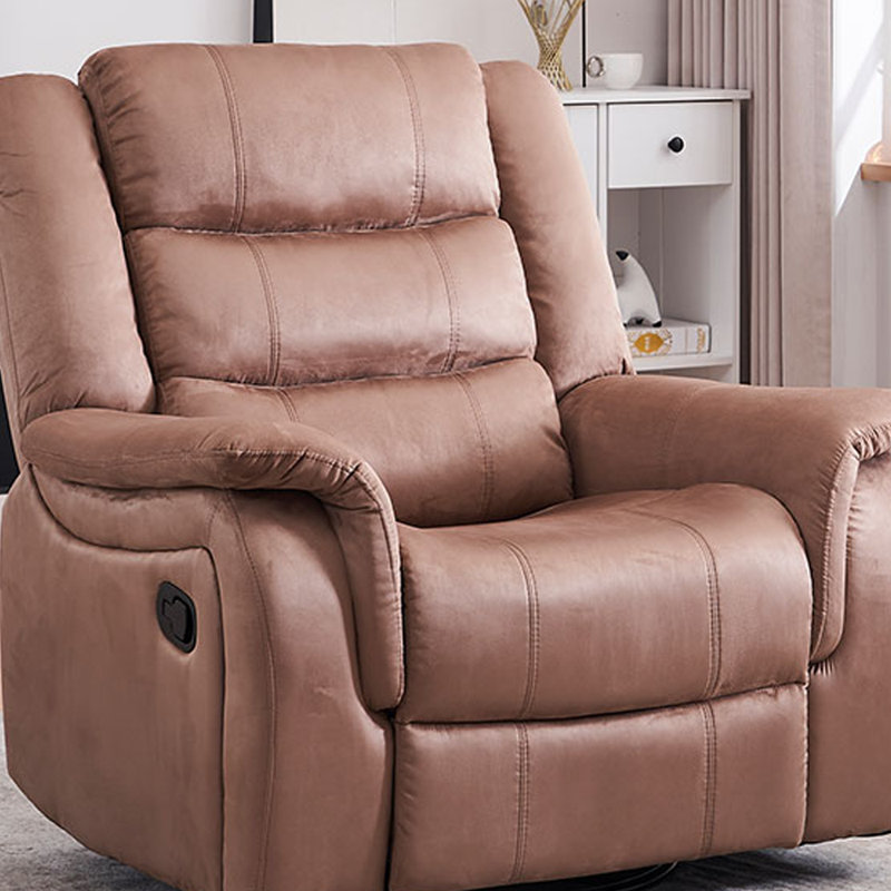 Chaise de loisirs multifonctionnelle en bois massif, Café