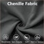 Canapé modulaire capitonné en chenille pour salon-1803640847