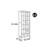 Pure solid wood bookcase