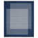 George Striped Area Rug in Navy/White