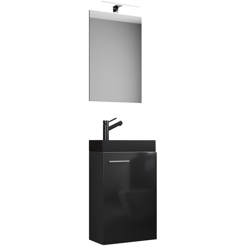 Reide Bathroom Furniture Suite, Black