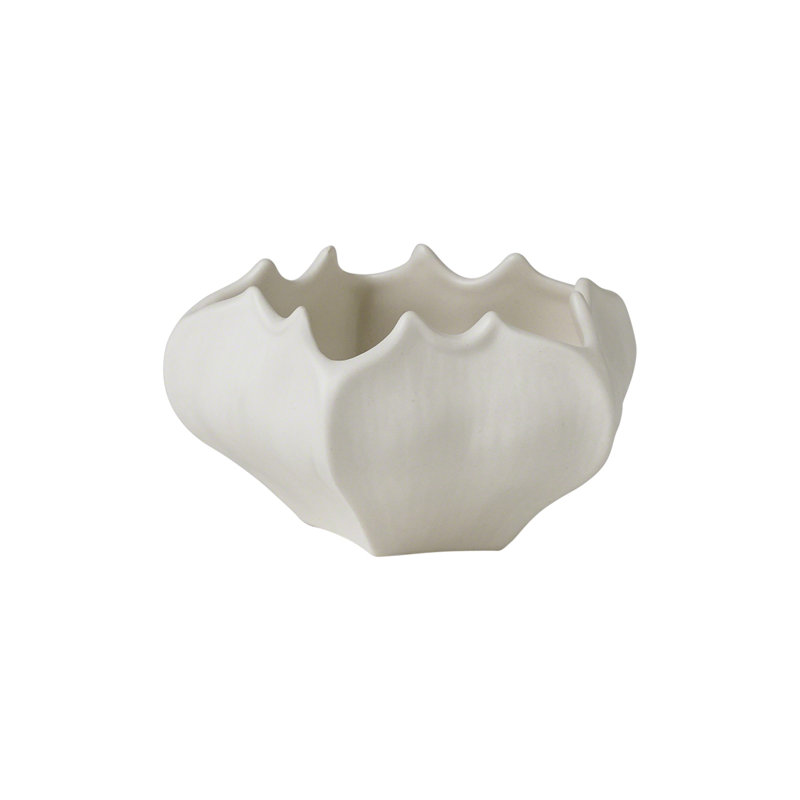 Mini Star Fruit Ceramic Bowl in Reactive Green or Matte White