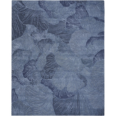 Nourison Avra 8'6" x 11'6" Blue Modern Indoor Rug