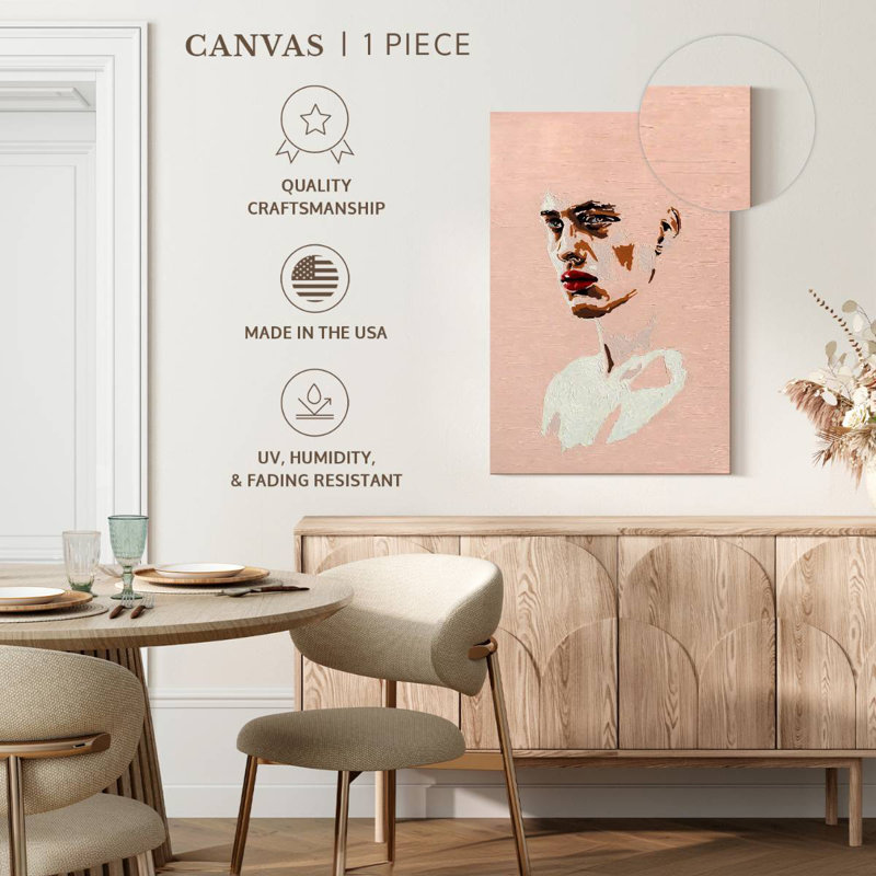 Le garçon rose I, H 24 po x l 16 po