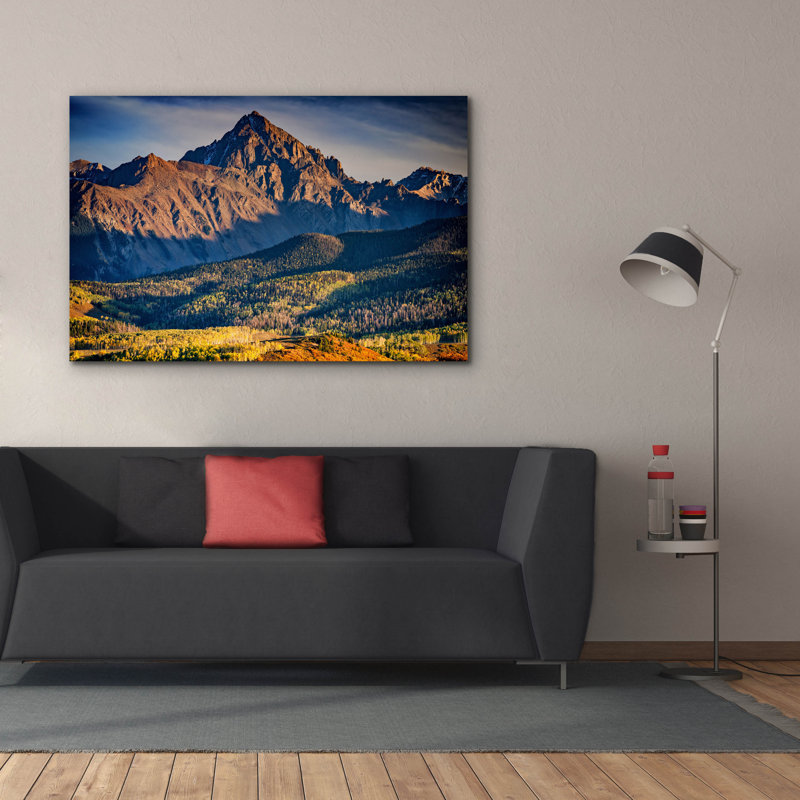 "Epic Graffiti" Dallas Peak "par Rick Berk, art mural sur toile, 60 po x 40 po