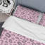 Peau de léopard rose - ensemble de housse de couette animaux - microfibre de polyester-759279051