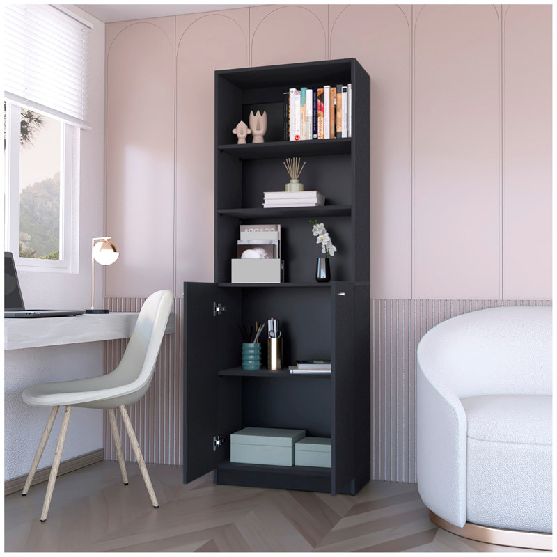 Wenge 2-Door Bookcase, Wenge