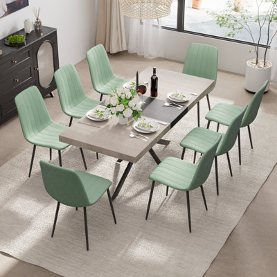 55-70in Rectangle Extendable Dining Table Set