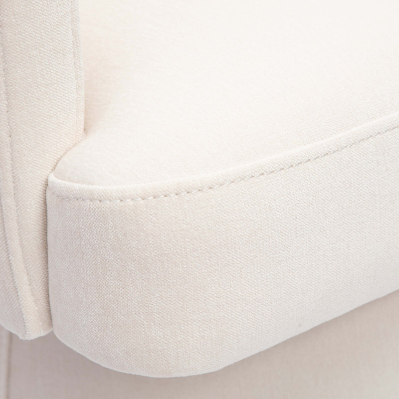 Chadbourn Recycled Fabric Office Chair, Cream