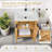 Mumbai 24" Single Bath Vanity in with Drop-In White Ceramic Basin Top-52025157-52025156