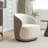 Stith Velvet Upholstered Swivel Barrel Chair-377983952