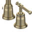 Robinet de salle de bain classique avec drain