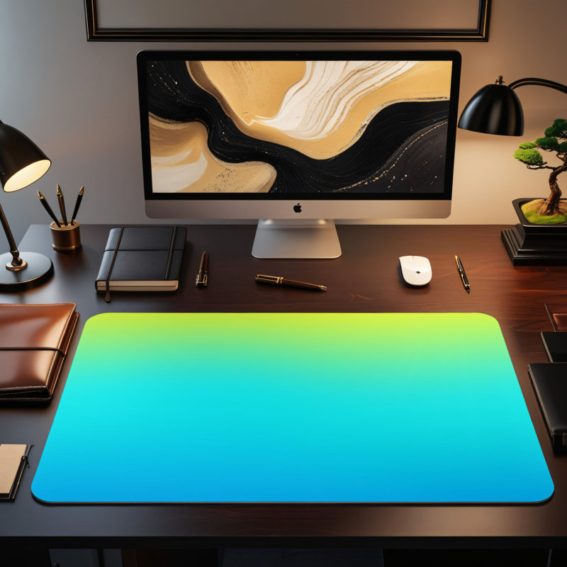 Polyester Desk Pad, 14.4x12.1