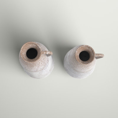 Ensemble de vases de plancher en métal 2 pièces Pennie
