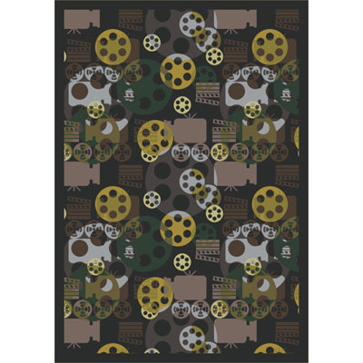 Gaming And Entertainment Abstract Indoor Rug