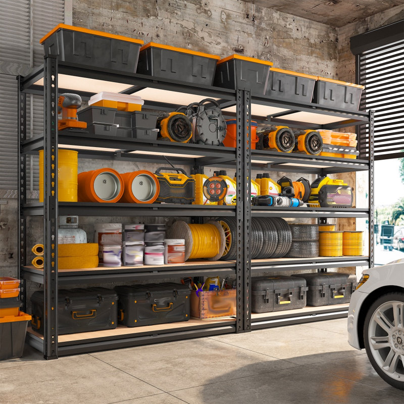 Alue 20"D X 40"W Shelving Unit Loads 2000Lbs, Heavy Duty Garage Shelving,  Adjustable Metal Storage Shelves