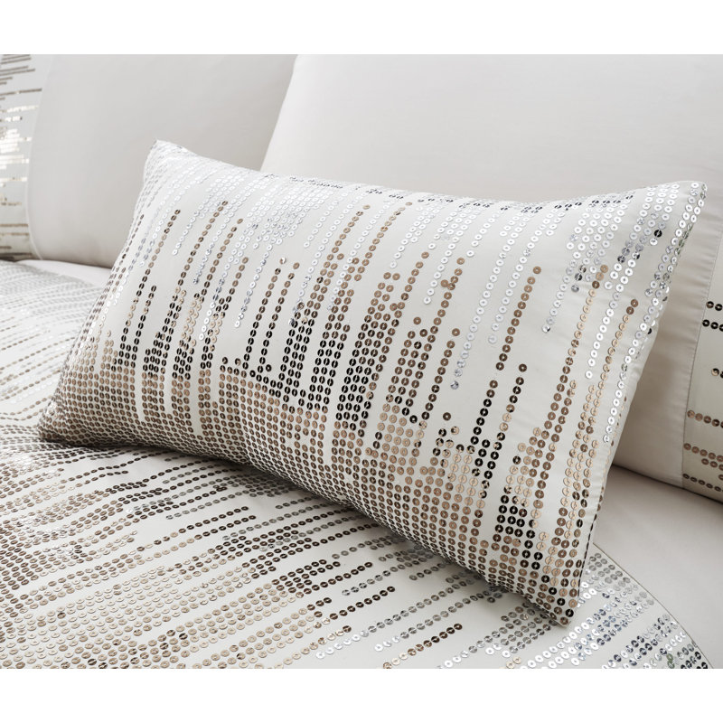 Algedi Striped Rectangular Throw Cushion
