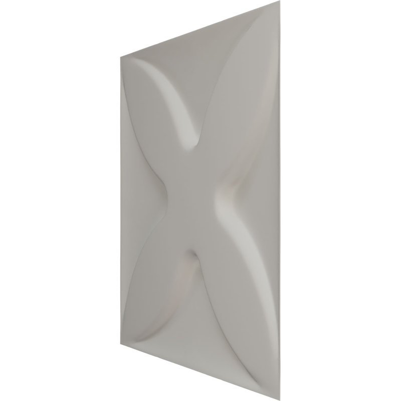 Panneau mural 3D décoratif Austin EnduraWall, H 11,87 po x l 11,87 po, Blanc fleur satiné UltraCover