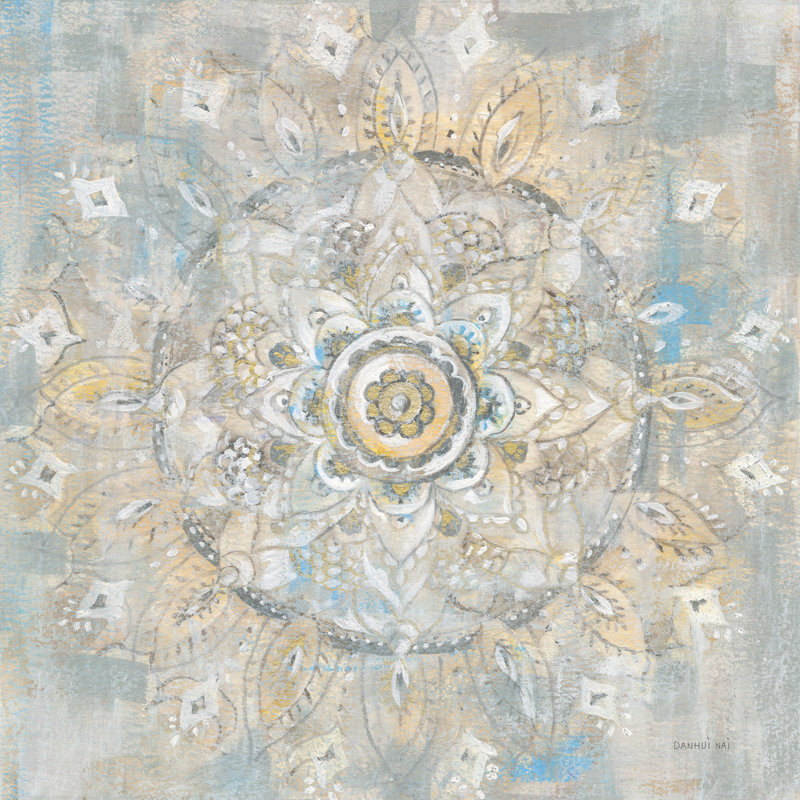 «Medallion of Light» par Danhui Nai, reproduction d'art sur toile non encadrée, H 12 po x l 12 po