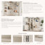 Modular L-Shaped Entryway Hall Tree?&?Storage Cabinet Set,?4?Hooks,?Shelves?&?Flip?Drawer Organizer?for?Hallway-1723348508