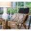 Lampe de table en terre cuite avec abat-jour en lin Behrendt