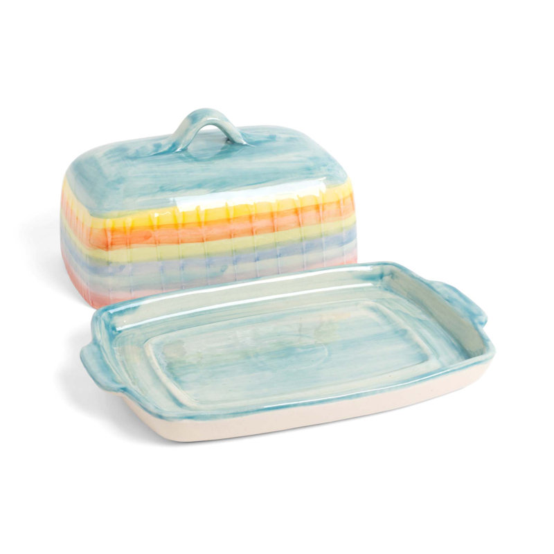 Beachcrest Home Chichaoua Butter Dish