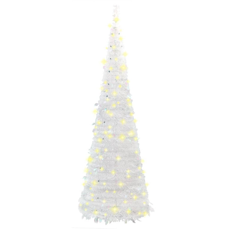 Arbre de Noël artificiel éclairé - support inclus, H 3,9 pi
