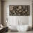 Abstract Botanical Vintage Floral Pattern in Landscape Retro Decor Extra Large Artwork Wall Art-111375511-100937063