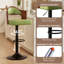 Ensemble de 2 tabourets pivotants modernes réglables-1142184764