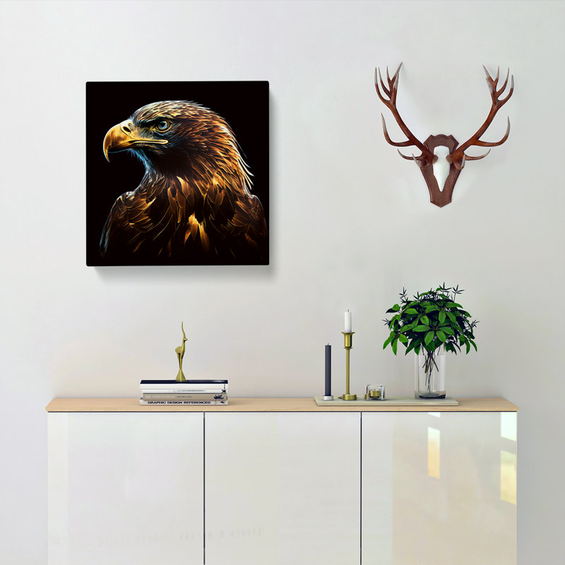 Eagle Graphic Art No.1 - Print, 35cm H x 35cm W x 3cm D