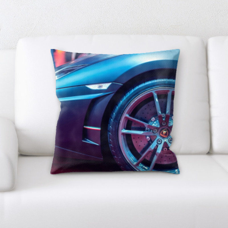 SantaCruz Microsuede Reversible Throw Pillow