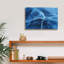 Toile épique Graffiti «Dream Lake Ice Abstract» par Rick Berk, 26 po x 18 po-109177223