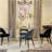 Vendas Chrome Rectangular Glass Top Dining Table