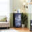 4 Drawer Dresser for Bedroom, Narrow Chest of Drawers, Wooden Top and Study Iron Frame 18"x37.5"-(WxH)