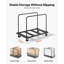 Drywall Cart Dolly 1800 lbs Steel Panel Truck Cart with 2 Side Handrails