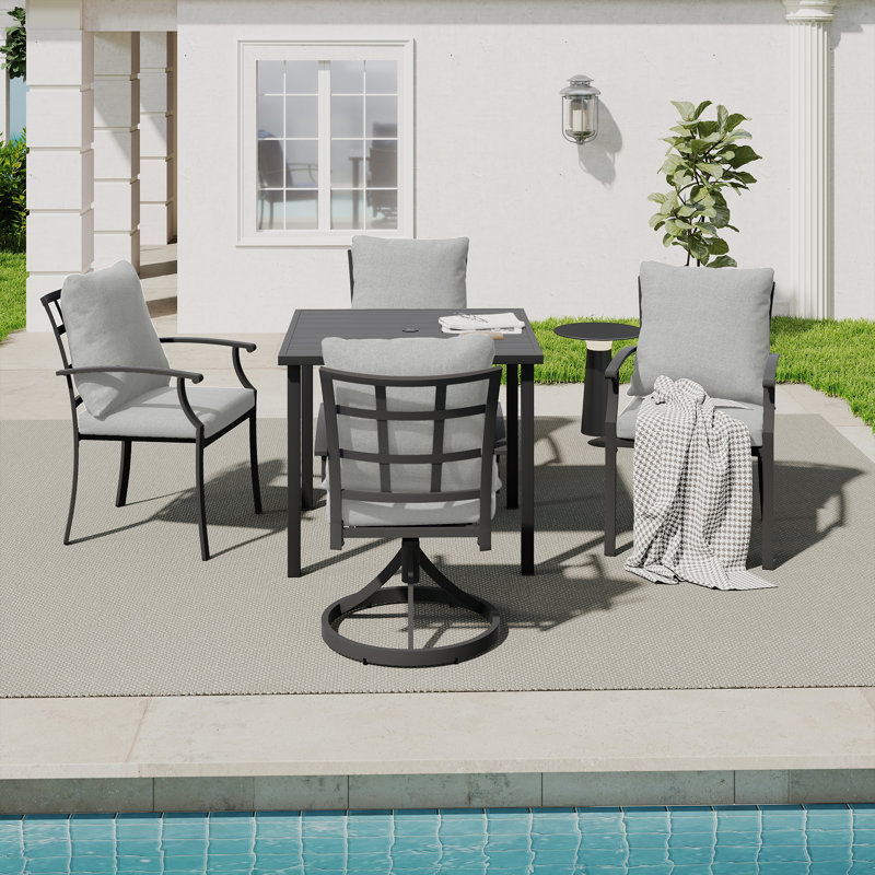 Ensemble repas 5 pièces Ivyglow, Gris