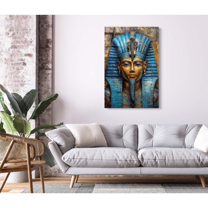 King Tutankhamun - impression sans cadre, H 36 po x l 24 po x P 1 po