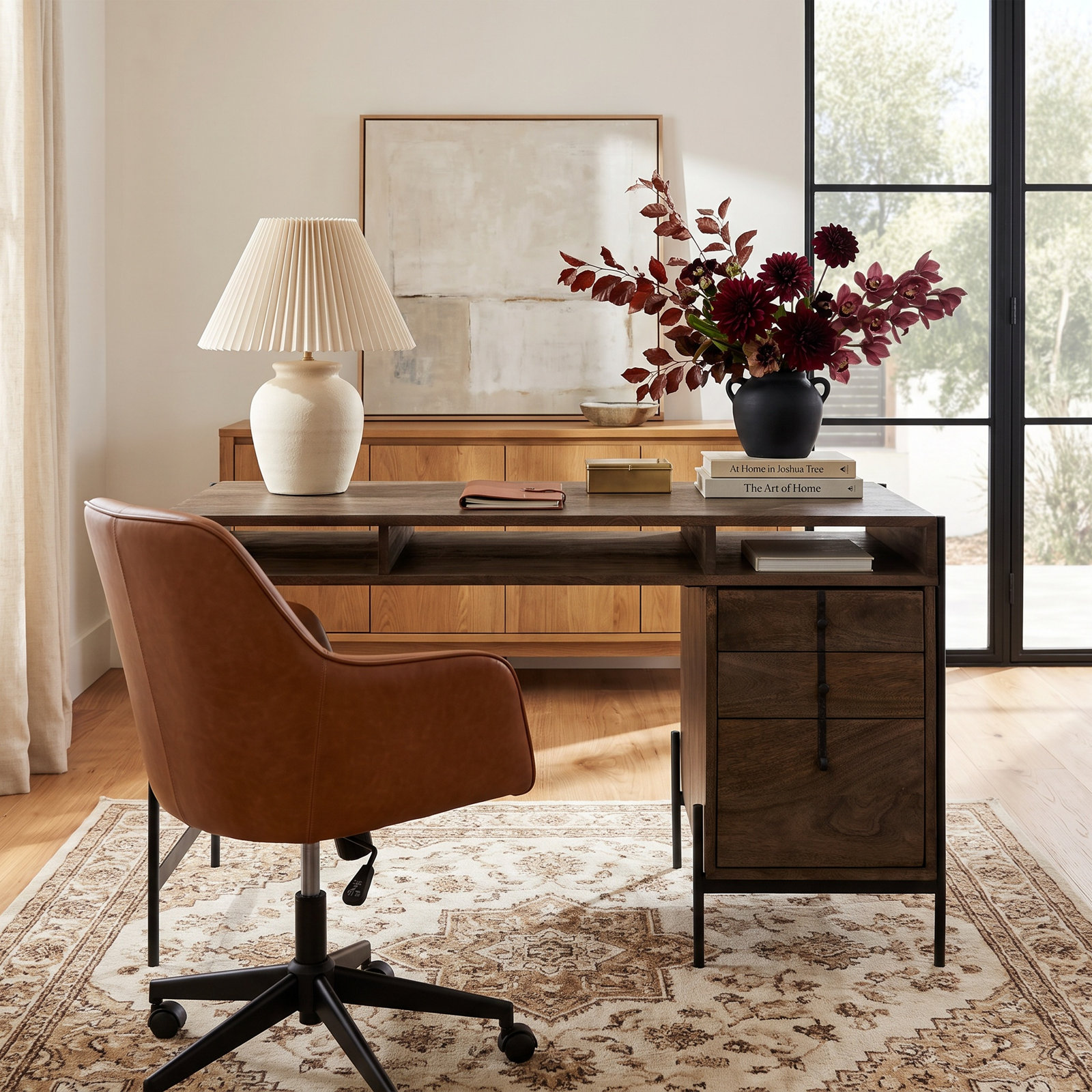 Dey 55.5 " Mango Writing Desk