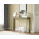 Console moderne pour le hall d'entrée ou le salon, table de canapé étroite avec un design rectangulaire élégant pour le couloir ou le canapé derrière
