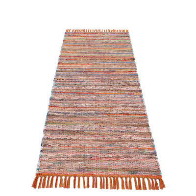 Chindi Hand Woven Kilim Orange Rug