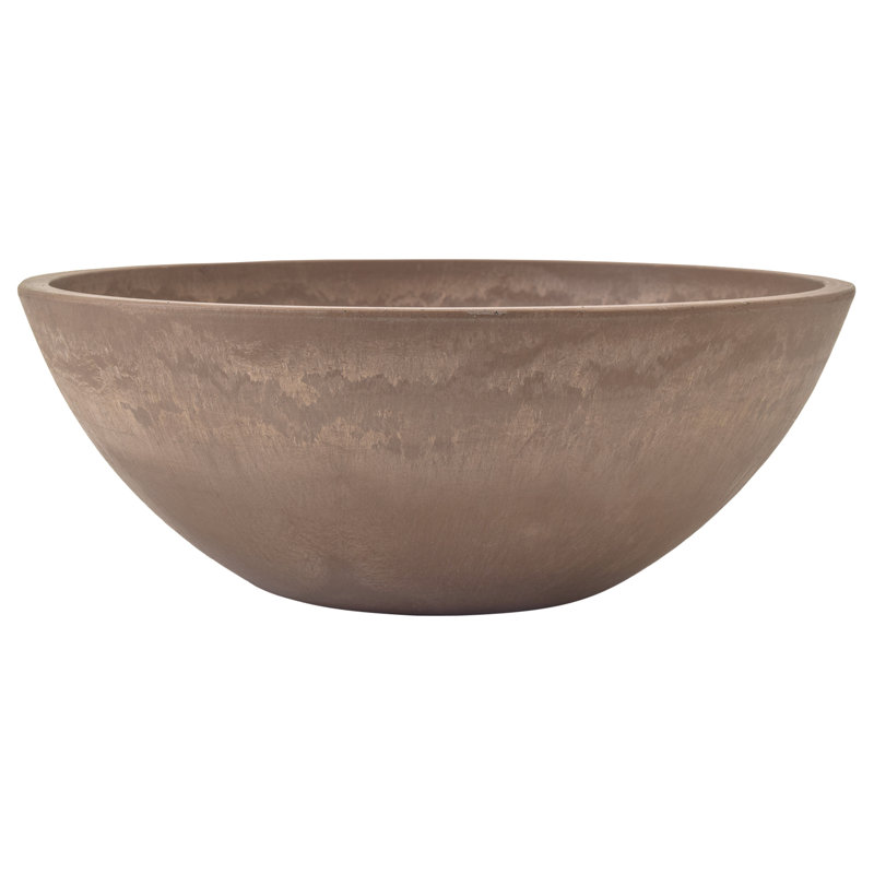 Haven Pot Planter, 4.5" H x 12" W x 12" D, Taupe
